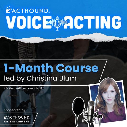 1-Month Voice Acting Course led by Christina Blum